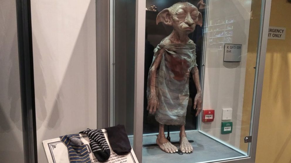 A photo posted to the Hogwarts Logic Twitter account with the caption, "People have been trying to free Dobby at the WB Studio Tour" on Sept. 27, 2015.