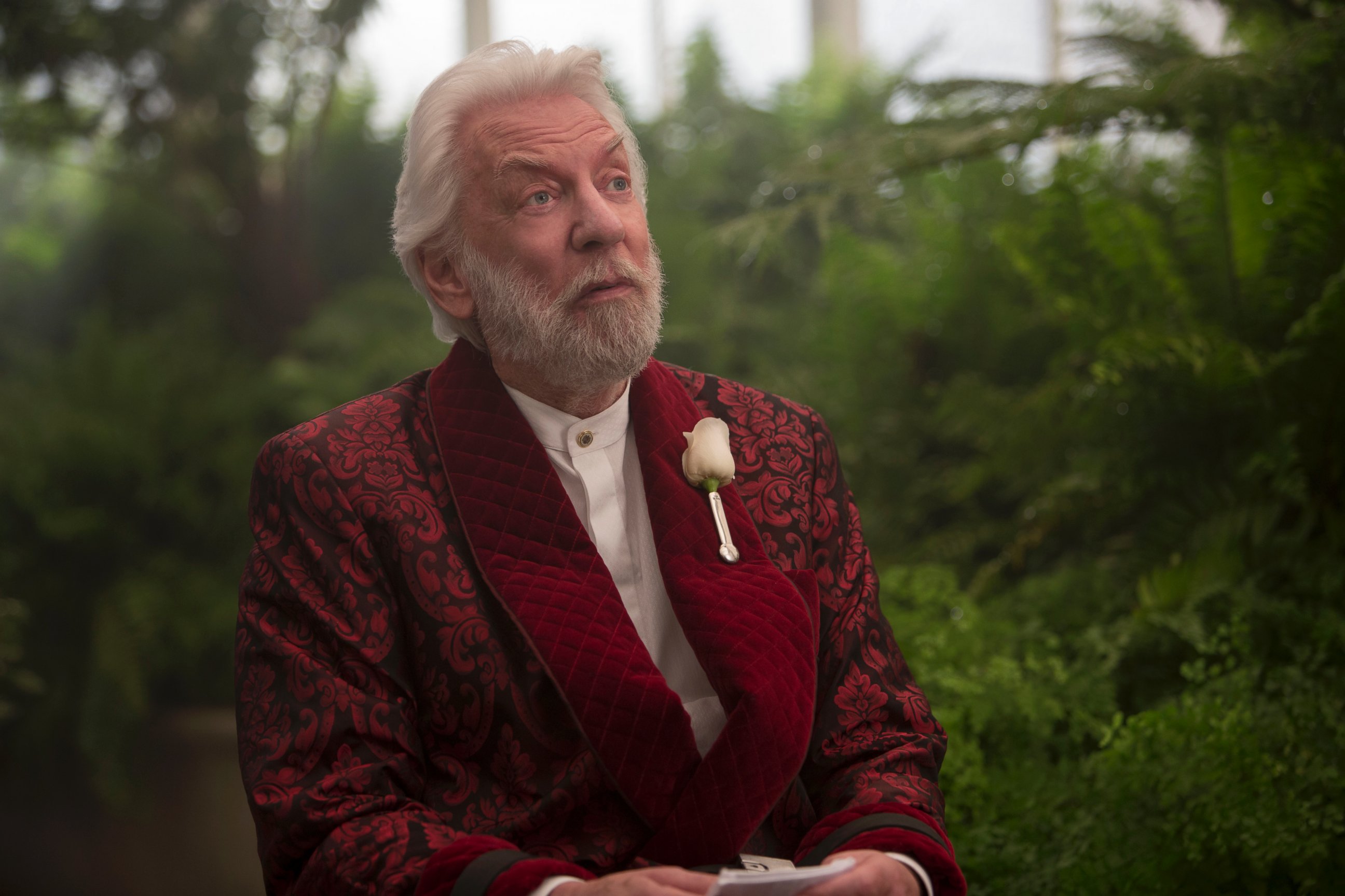PHOTO: Donald Sutherland stars as President Snow in "The Hunger Games Mockingjay - Part 2." 