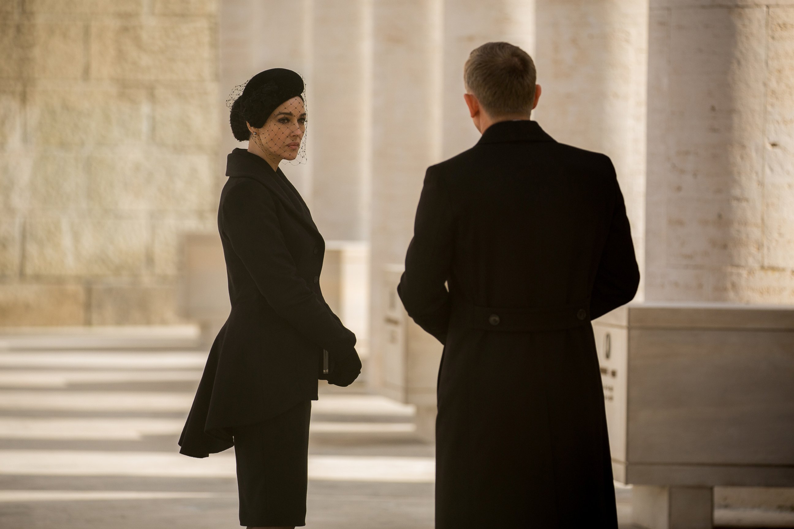 PHOTO: Monica Bellucci and Daniel Craig in the forthcoming James Bond film, "Spectre."