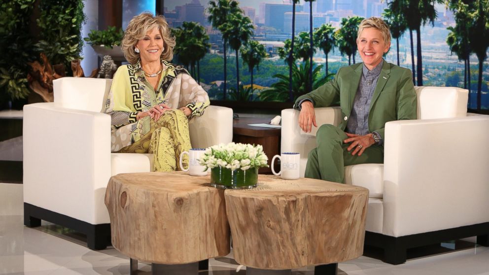 Jane Fonda on “The Ellen DeGeneres Show.”