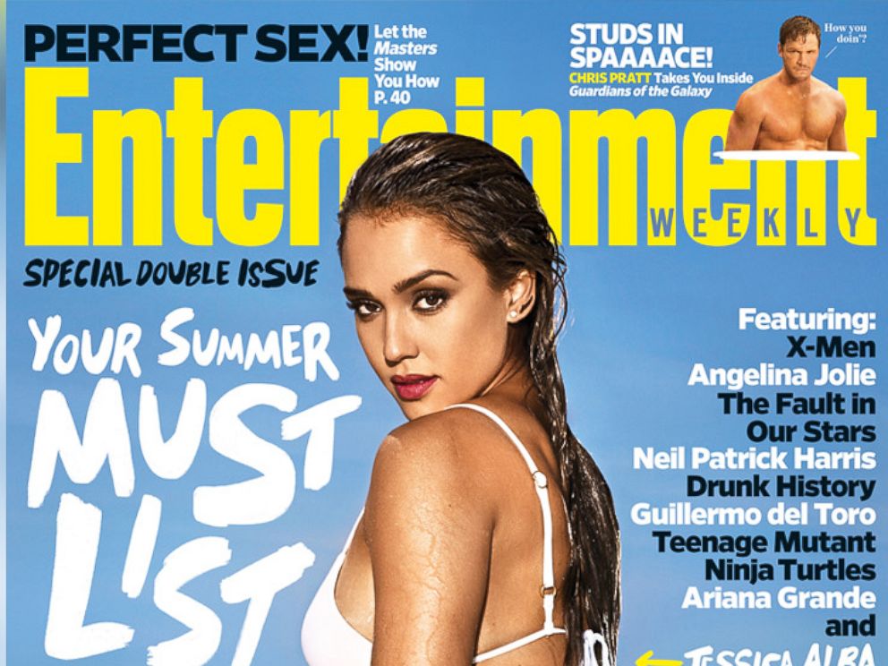 PHOTO: Jessica Alba appears on the cover of the May 30 issue of Entertainment Weekly. 
