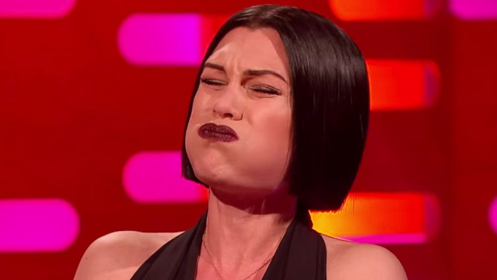 Singer Jessie J sings with her mouth closed on "The Graham Norton Show" in a video posted to the BBC's official YouTube account on Jan. 16, 2015.