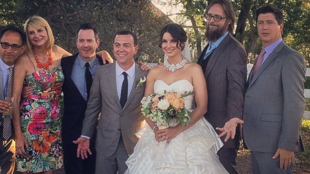 Brian N. Lo Truglio posted this photo on Instagram on April 20, 2014, showing the wedding of Beth and Joe  Lo Truglio