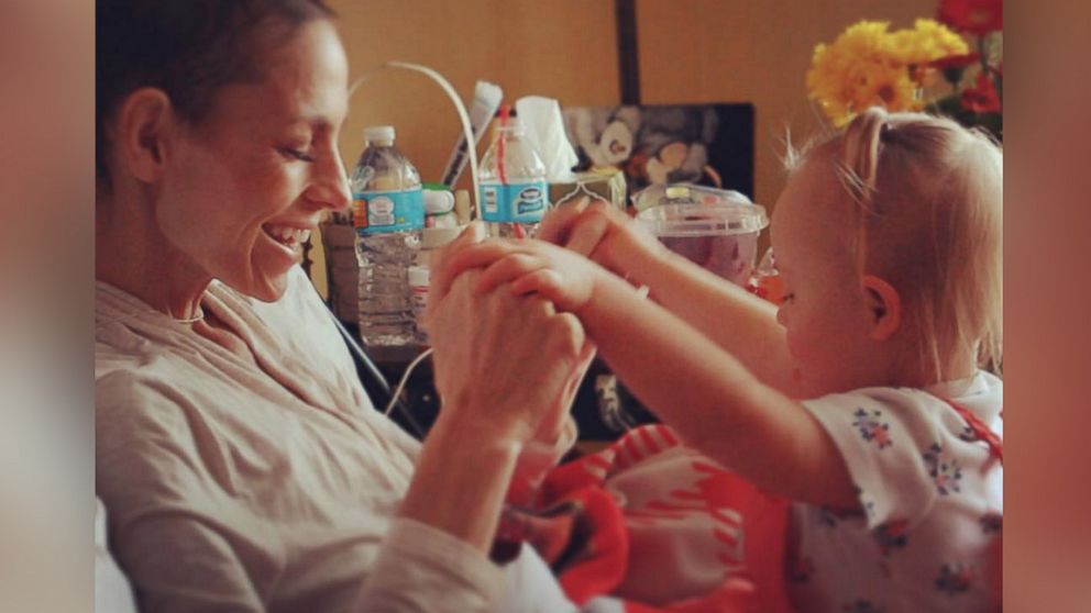 Joey Feek and her daughter Indiana are seen in a photo posted to Instagram on Feb. 17, 2016 with the text, "some birthdays are more than just birthdays. They're dreams coming true and prayers being answered." 