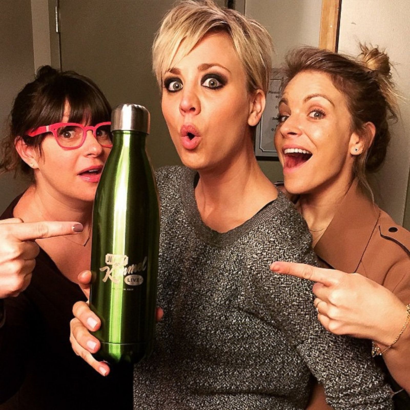 Kaley Cuoco Goes Behind the Scenes of 'Jimmy Kimmel Live' Picture