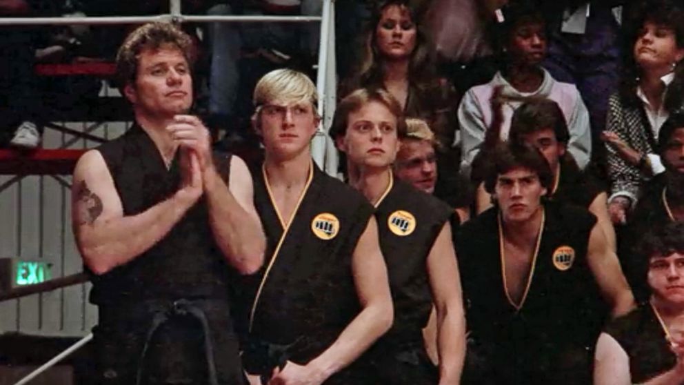 Martin Kove and William Zabka star in the 1984 film, "The Karate Kid."