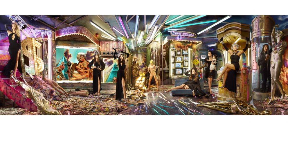 PHOTO: The Kardashian Christmas card was shot by David LaChappelle. Keeping Up with the Kardashians: A Very Merry Christmas will air on Dec. 2, 2013. 