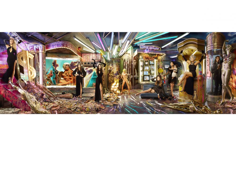 PHOTO: The Kardashian Christmas card was shot by David LaChappelle. Keeping Up with the Kardashians: A Very Merry Christmas will air on Dec. 2, 2013. 