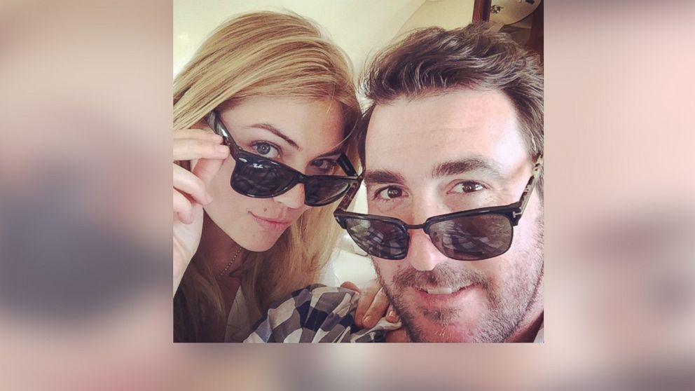 PHOTO: Justin Verlander uploaded this photo to Instagram with the caption, "Back in the good ole US of A! @kateupton #airportdelays #feltsorryforthedogs."