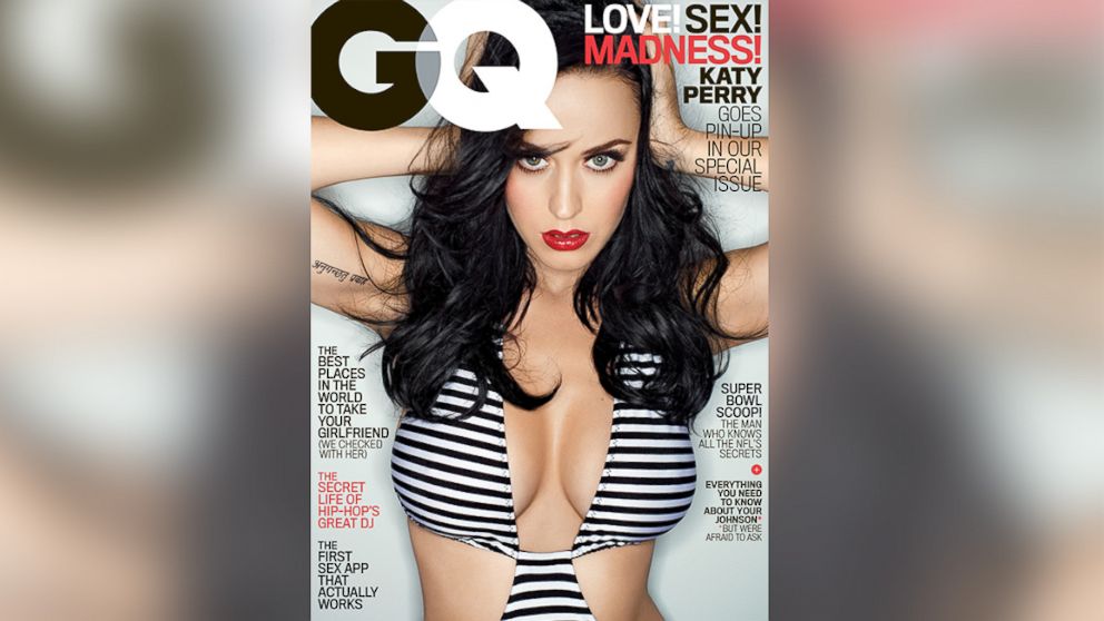 Katy Perry is pictured on the Feb. 2014 cover of GQ.
