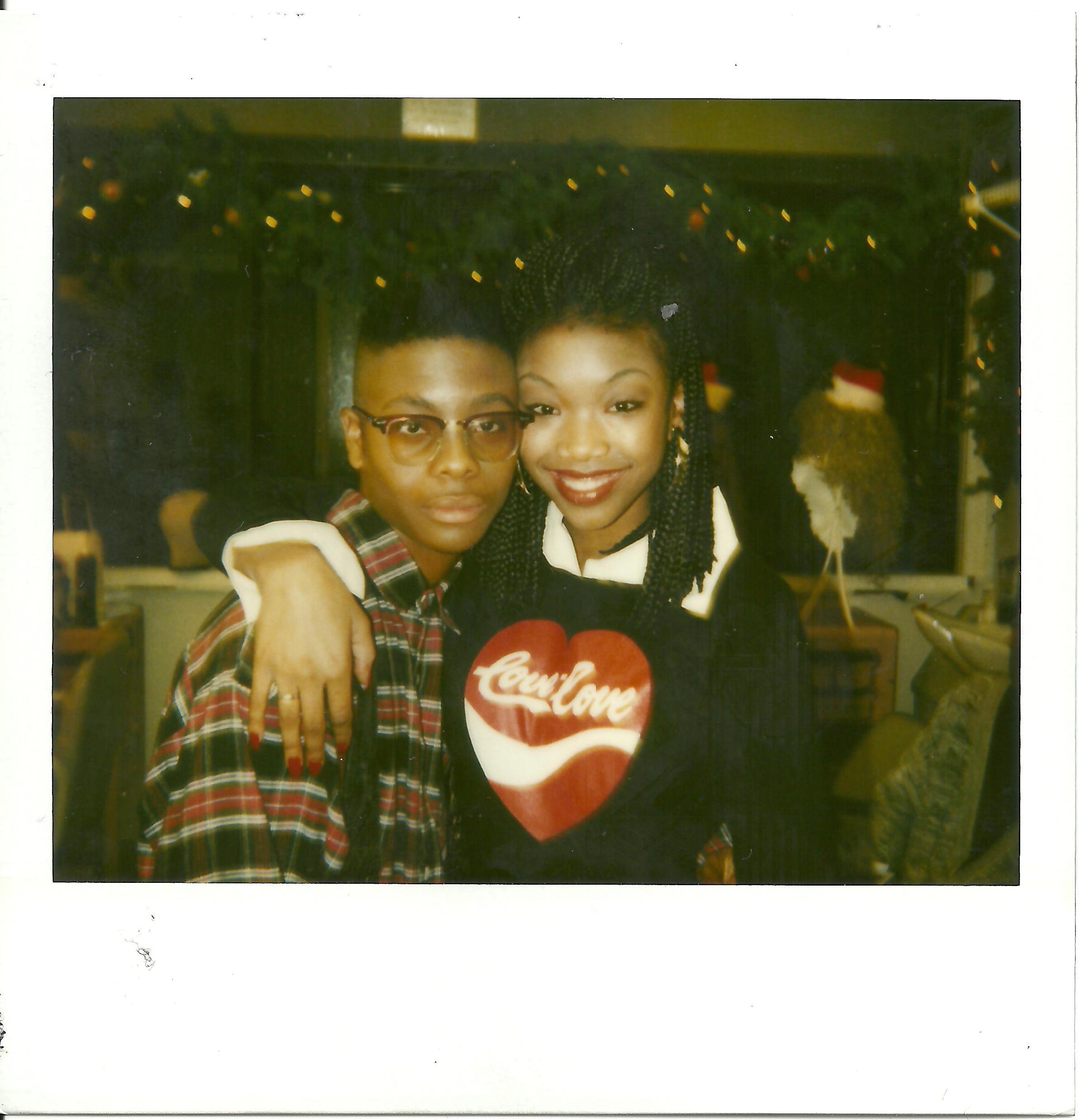 PHOTO: Kel Mitchell poses for a photo with "All That" musical guest Brandy Norwood.