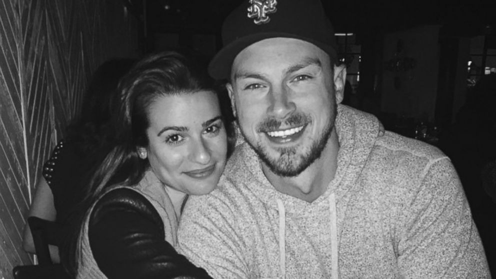 Lea Michele posted this photo on Instagram with this caption: "This guys pretty great too..." April 19, 2015.