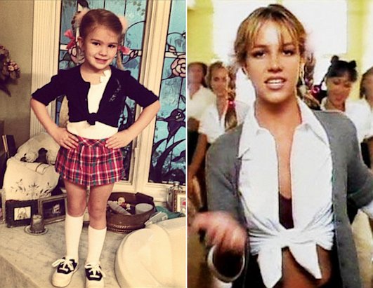 Britney Spears Schoolgirl Porn - Maddie Spears dresses like Aunt Britney Picture | Stars ...