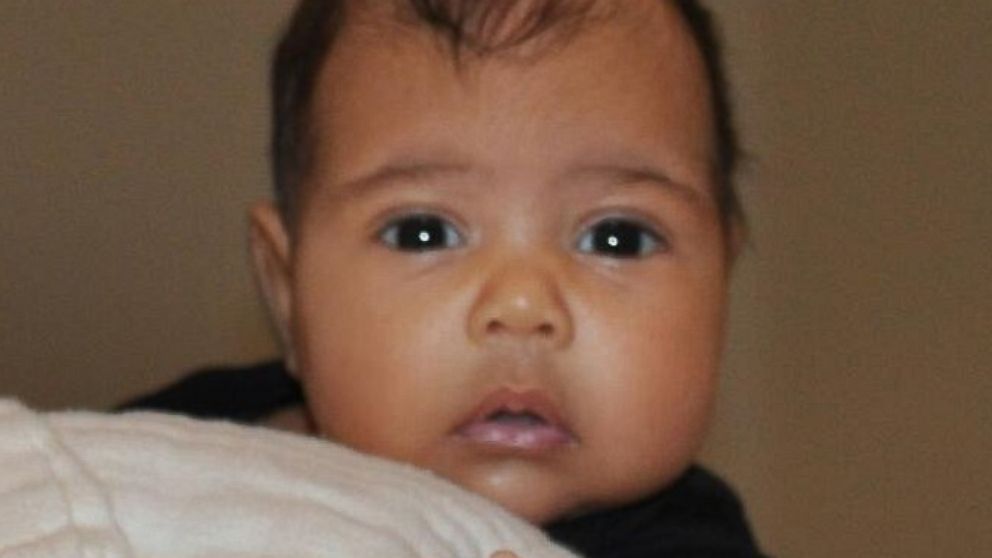 Kanye West reveals first photo of his daughter, North.