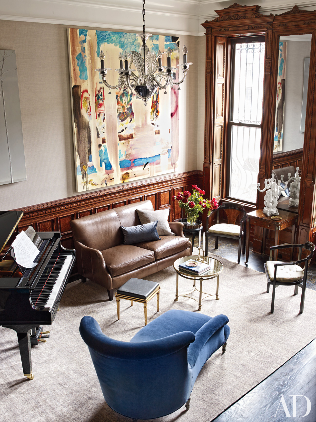 PHOTO: One of the rooms of Neil Patrick Harris and David Burtka's home that is featured in Architectural Digest. 