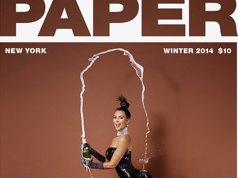 PHOTO: Kim Kardashian appears on cover of Paper magazine for their Winter 2014 issue.