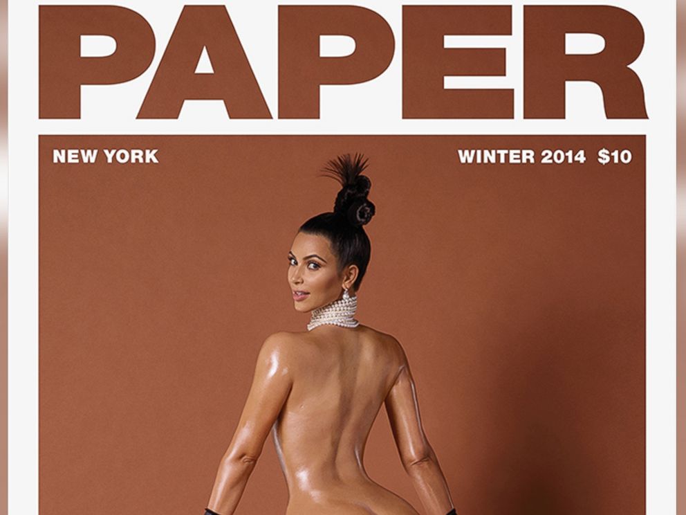 Kim Kardashian appears on the cover of the winter issue of Paper magazine.