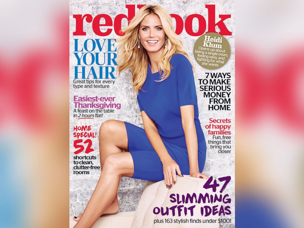 PHOTO: Heidi Klum appears on the cover of Redbook.