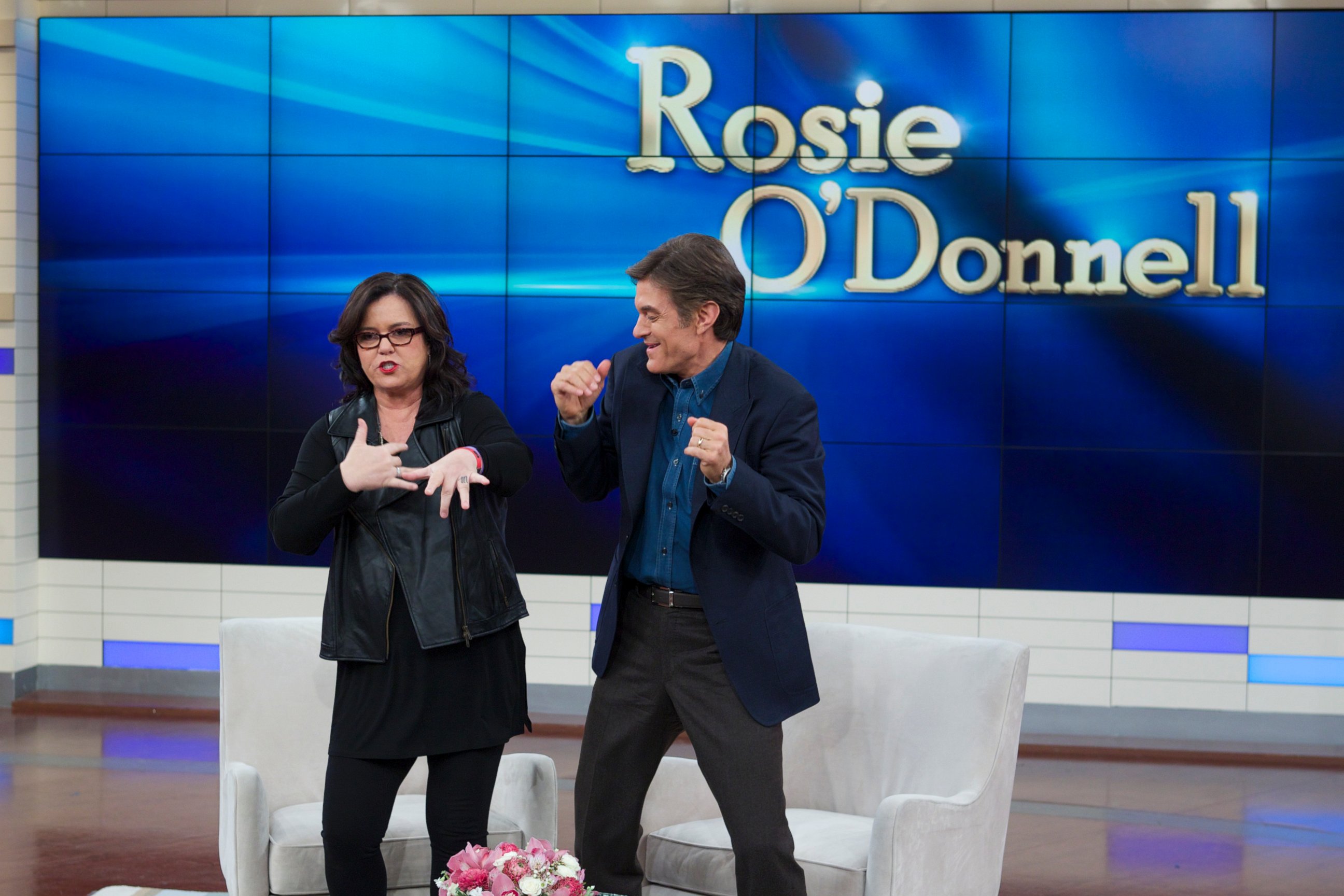PHOTO: Rosie O'Donnell, left, and Dr. Oz, right, are pictured. 