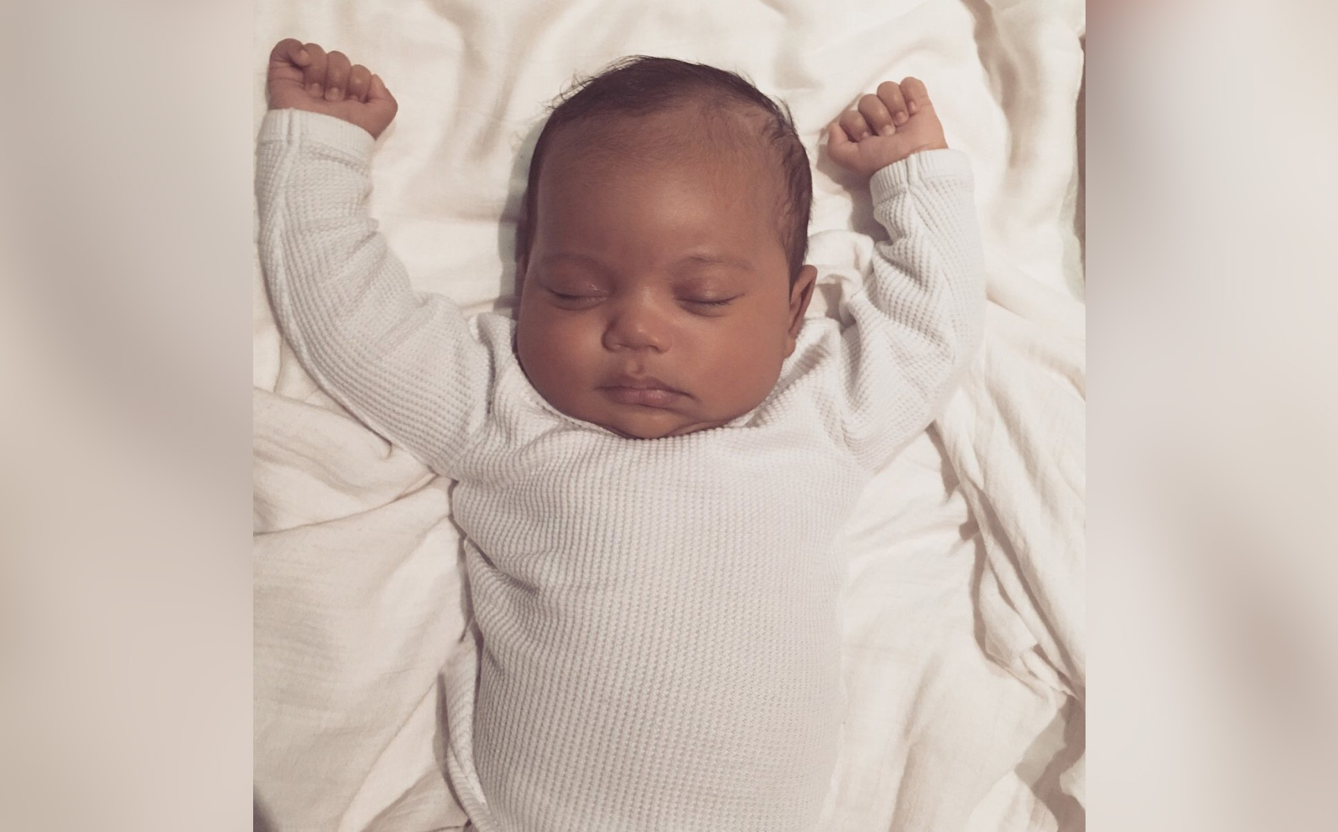 PHOTO: This photo of Saint West was posted to Kim Kardashian's website with the text, "Today is my dad's birthday. I know there's nothing more in the world he would have wanted than to meet his grandchildren."