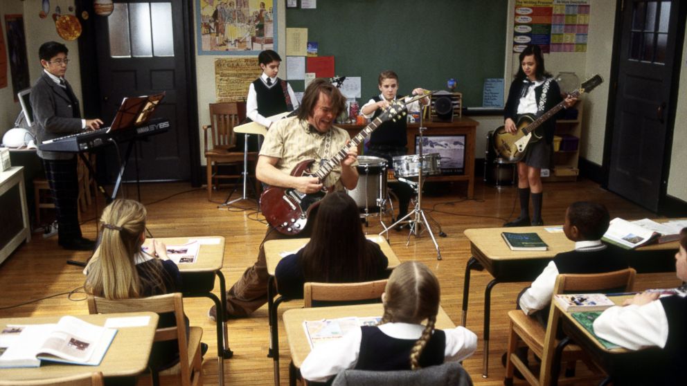 Jack Black as Dewey in 2003's "School of Rock" from Paramount Pictures.