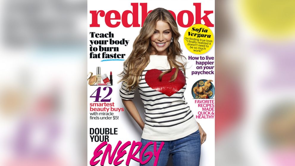 Sofia Vergara appears on the June cover of Redbook. 