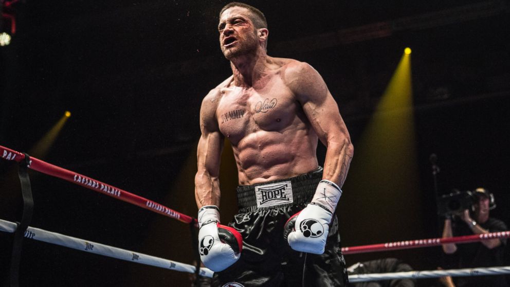 Jake Gyllenhaal is pictured in a scene from "Southpaw."