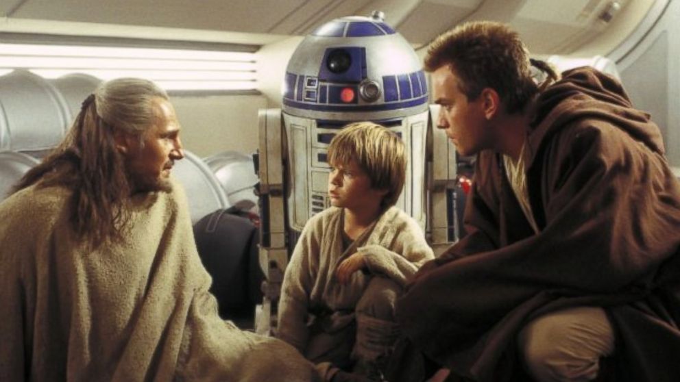 PHOTO: Liam Neeson, Jake Lloyd and Ewan McGregor as Jedis in Star Wars: Episode I - The Phantom Menace, 1999. 