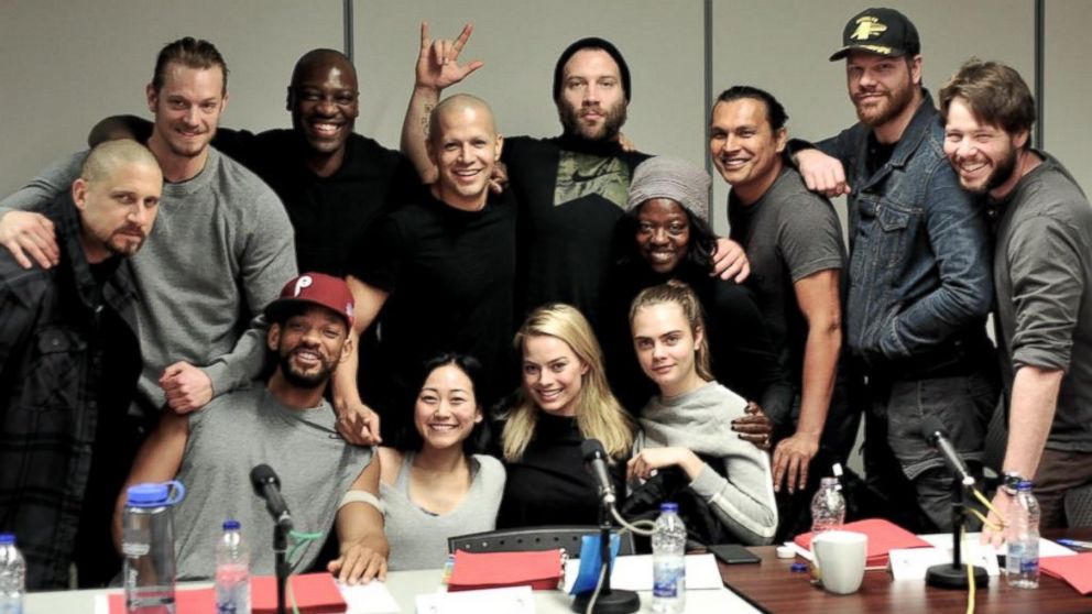 PHOTO: David Ayer posted this photo on Twitter on April 8, 2015 with the caption, "Cast read through today! #SuicideSquad." 