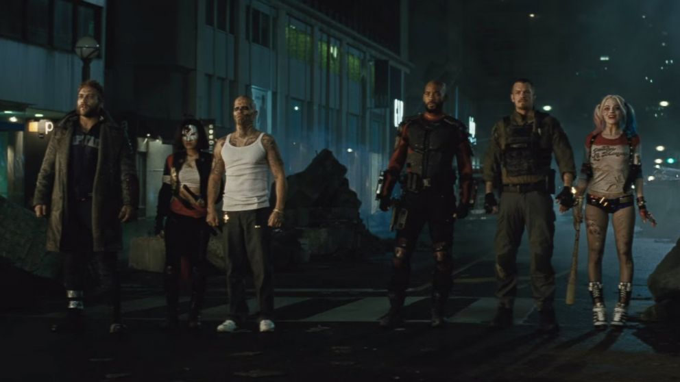 PHOTO: The cast is pictured in an image made from the official "Suicide Squad" trailer posted to YouTube on Jan. 19, 2016.