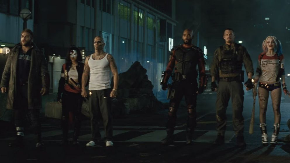 PHOTO: The cast is pictured in an image made from the official "Suicide Squad" trailer posted to YouTube on Jan. 19, 2016.