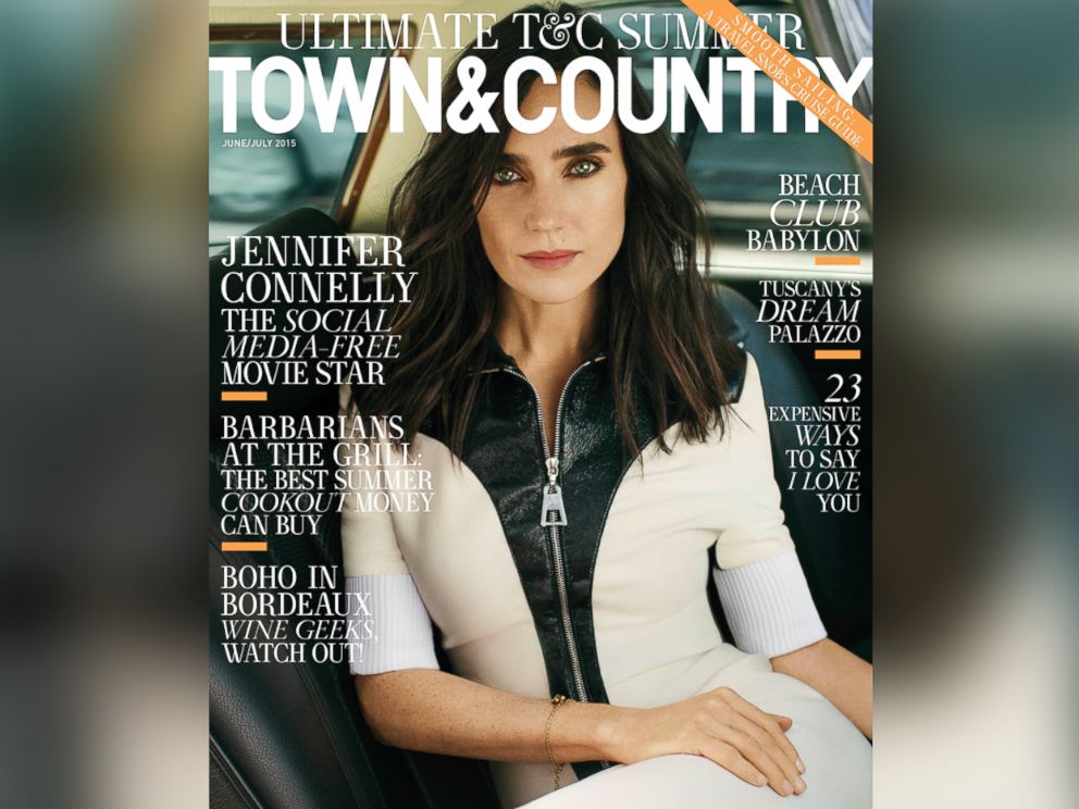 PHOTO: Jennifer Connelly on the cover of "Town and Country."