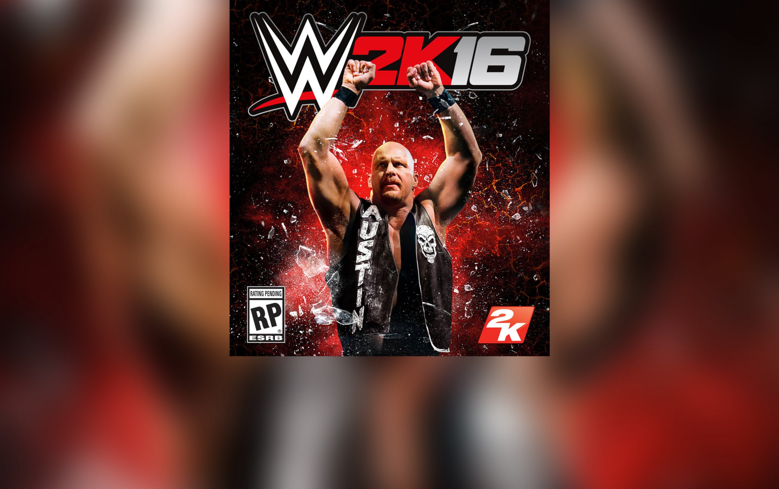 PHOTO: Stone Cold Steve Austin is seen on the cover of "WWE 2K16" from 2k Games.