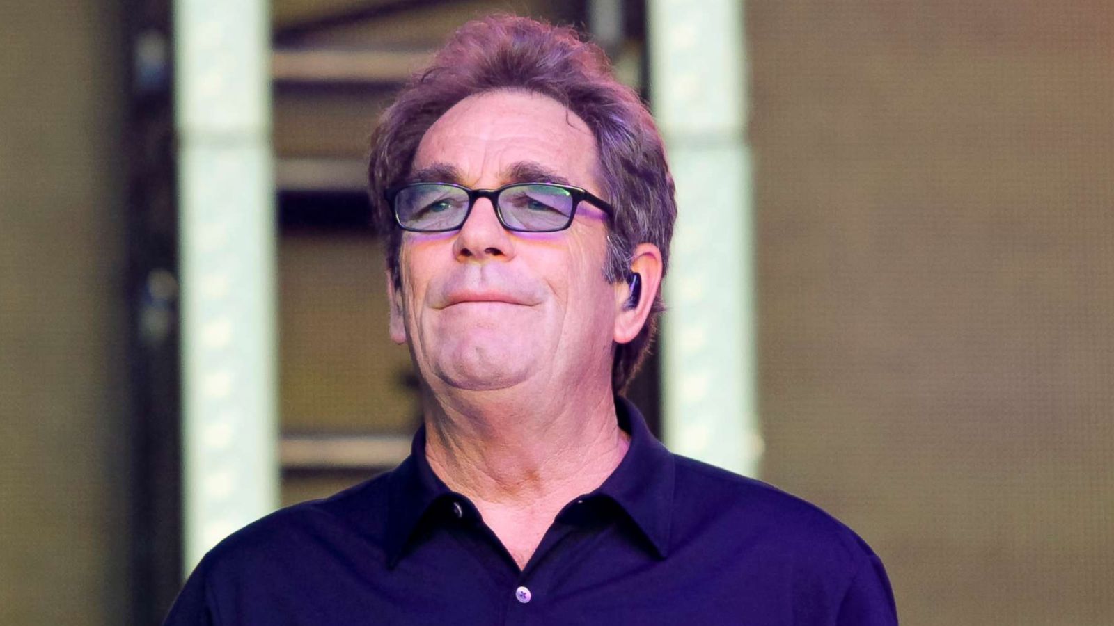 PHOTO: Huey Lewis of Huey Lewis and the News performs at the Lost Lake Music Festival, Oct. 21, 2017, in Phoenix.