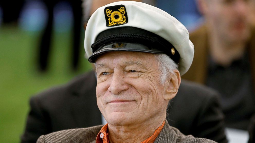 PHOTO: Playboy Magazine founder Hugh Hefner at the news conference for the upcoming Playboy Jazz Festival, at the Playboy Mansion in Los Angeles, Feb. 10, 2011.