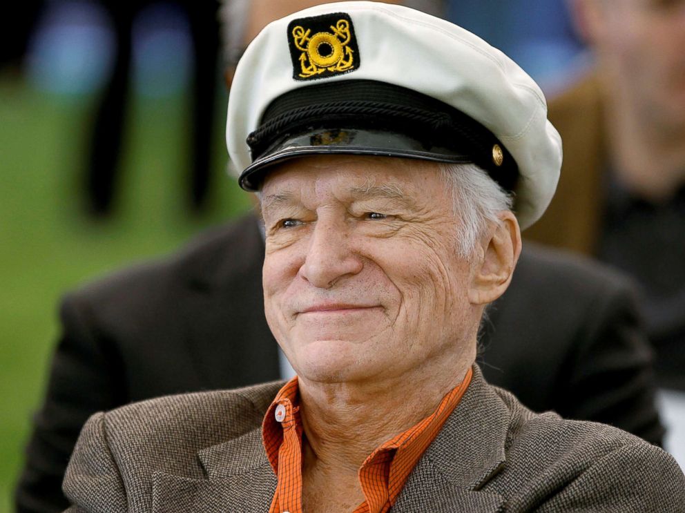 PHOTO: Playboy Magazine founder Hugh Hefner at the news conference for the upcoming Playboy Jazz Festival, at the Playboy Mansion in Los Angeles, Feb. 10, 2011.