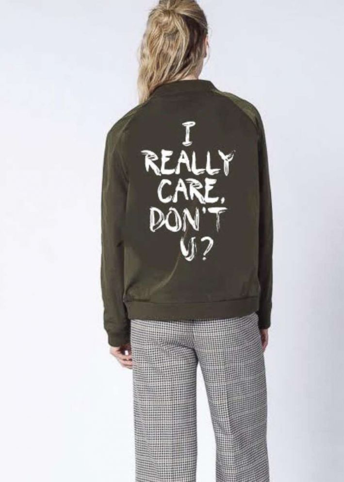 PHOTO: WILDFANG has launched a new clothing line with the words "I Really Do Care" to raise money for charities in Texas providing legal assistance to immigrants.