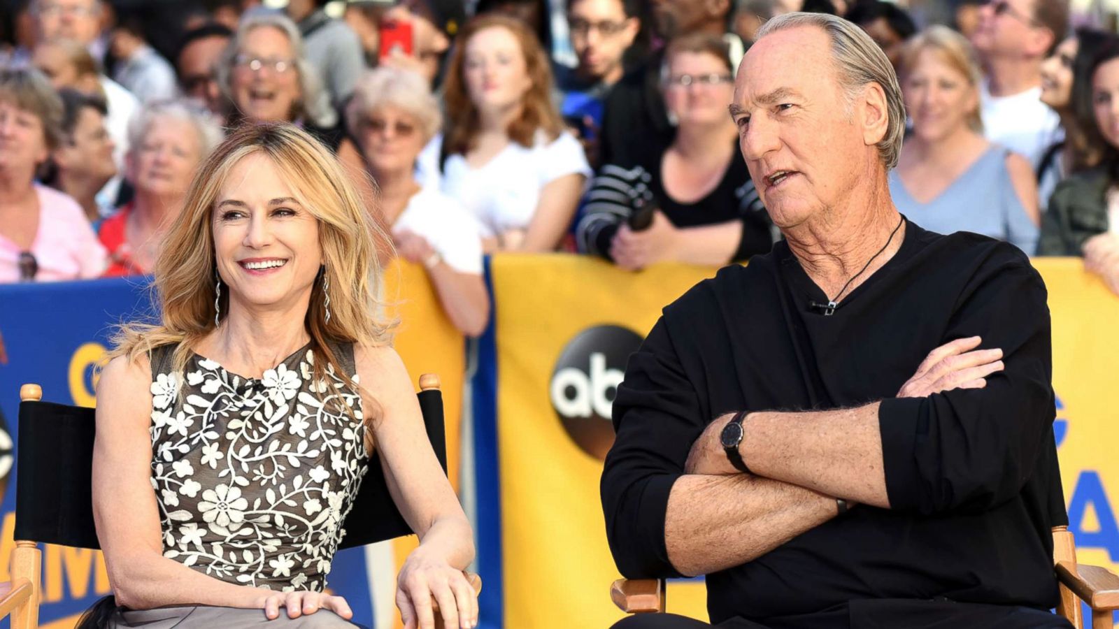 PHOTO: Craig T. Nelson and Holly Hunter talk "The Incredibles 2" with "GMA."