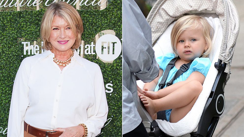 Martha Stewart, left, attends 2013 Couture Council Fashion Visionary Awards on Sept. 4, 2013 in New York. Martha Stewart is seen out strolling her granddaughter, Jude Stewart, in her stroller Sept. 4, 2013 in New York.