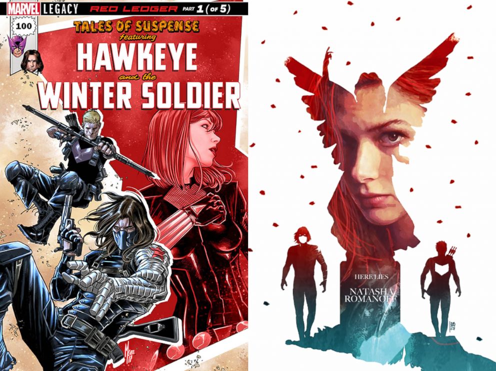PHOTO: Marvel releases covers for new "Tales of Suspense" book featuring Hawkeye and Bucky Barnes.