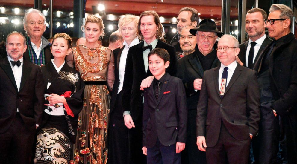 PHOTO: The team of the movie "Isle of Dogs," attend the opening ceremony of the 68th Berlinale film festival, with the premiere of their film, on Feb. 15, 2018, at the Berlinale Palace in Berlin.