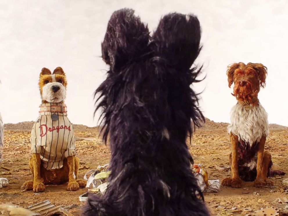 PHOTO: Jeff Goldblum, Bill Murray, Bob Balaban, Edward Norton, and Bryan Cranstons characters appear in Isle of Dogs.