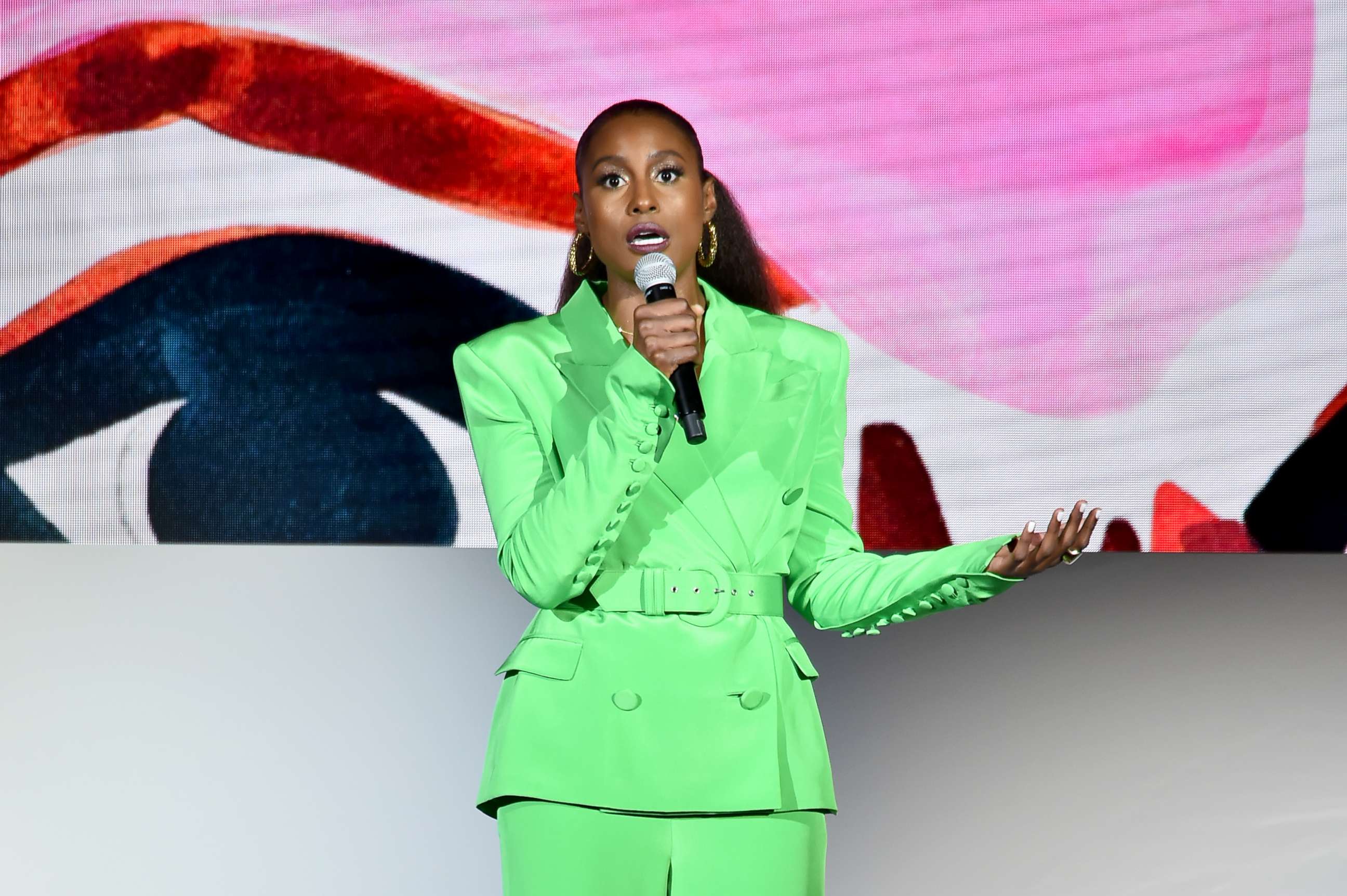 PHOTO: Issa Rae speaks onstage during the 2018 CFDA Fashion Awards at Brooklyn Museum, June 4, 2018, in New York City.