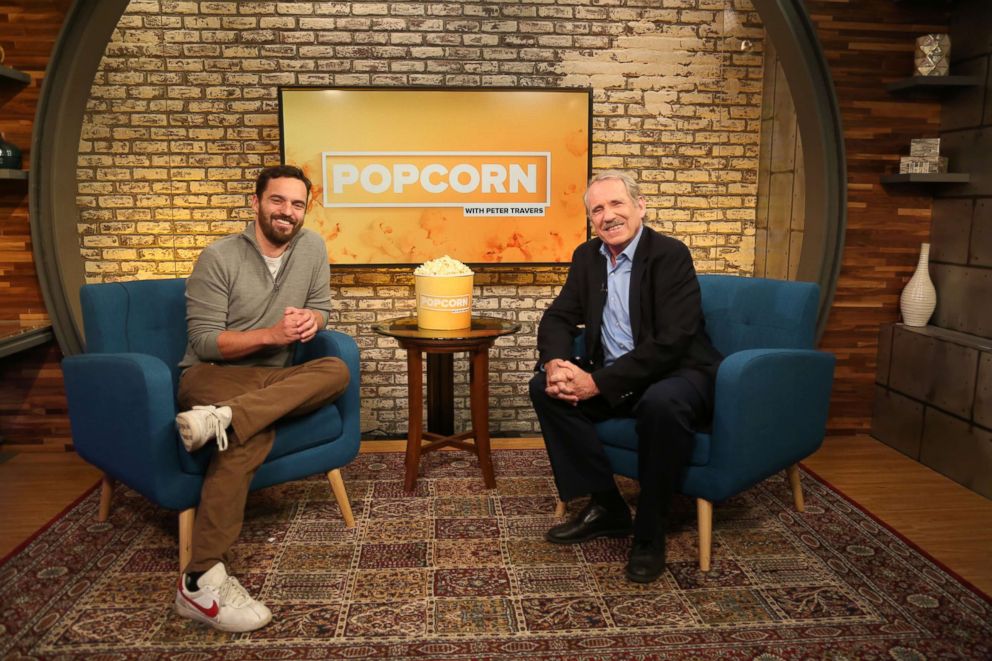 PHOTO: "Tag" star Jake Johnson discusses "New Girl" and his career with Peter Travers on ABC News' "Popcorn With Peter Travers."