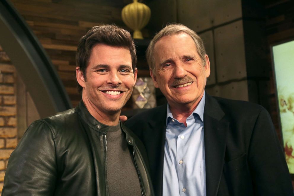 PHOTO: James Marsden, star of "Westworld," appears on ABC News' "Popcorn With Peter Travers," April 19, 2018, in New York City.