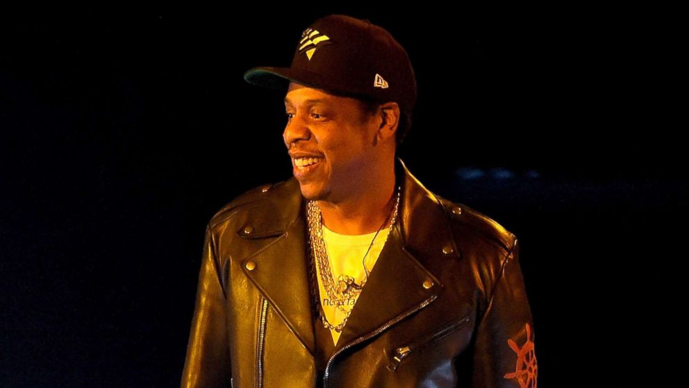 Jay-Z performs during his "4:44 Tour" at Nassau Veterans Memorial Coliseum, Dec. 2, 2017 in Uniondale, N.Y. 