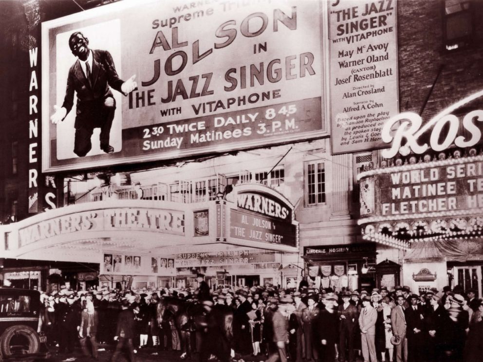 PHOTO: The Jazz Singer opens in 1927.