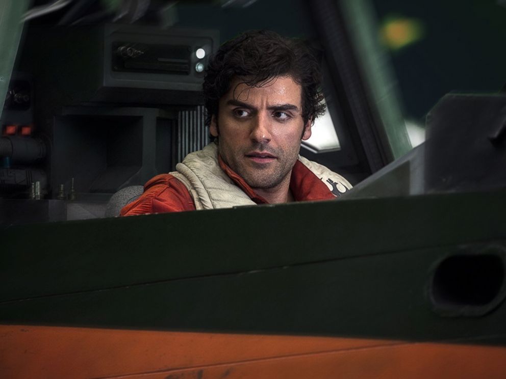 PHOTO: Oscar Isaac in Star Wars: The Last Jedi, 2017.