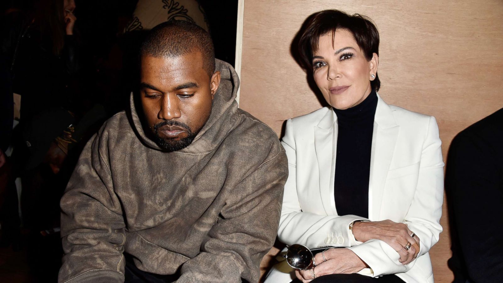 PHOTO: Kanye West and Kris Jenner attend the Givenchy show as part of the Paris Fashion Week Womenswear Fall/Winter 2016/2017 in this March 6, 2016 file photo in Paris.