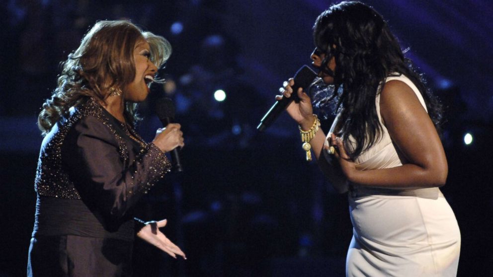 PHOTO: Singers Jennifer Holliday and Jennifer Hudson perform during the 2007 BET Awards held at the Shrine Auditorium on June 26, 2007 in Los Angeles.